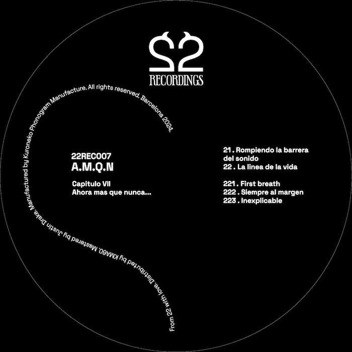 ( 22REC 007 ) A.M.Q.N - Capitulo VII ( 12" ) 22Recordings